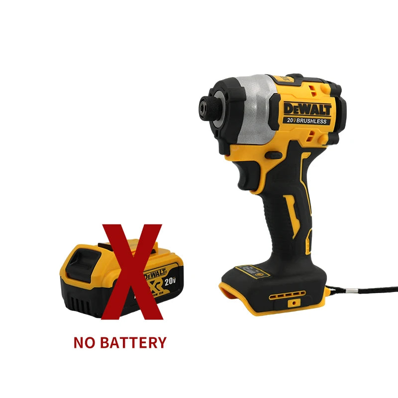 Destornillador de impacto DEWALT DCF850, 205 NM, inalámbrico, sin escobillas, batería de 20 V, taladro de impacto eléctrico recargable, herramientas eléctricas